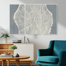 Abstract Tree Ring Wall Art Canvas Print – Nature-Inspired,