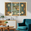 Avatar Wall Art: The Last Airbender Vintage Map - Wall Art