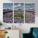 Buffalo Bills Highmark Stadium Wall Art Canvas Print - Bills