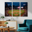 St. Louis Cardinals Baseball Team Print - Busch Stadium Wall by MyGreatCanvas | Canvas Wall Art Prints | Photo Prints & Wall Decor