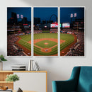 St. Louis Cardinals Baseball Team Print - Busch Stadium Wall