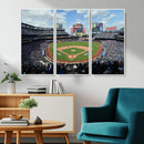 New York Mets Baseball Team Print - Citi Field Stadium Wall