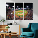 Fenway Park Wall Art Canvas Print | Large Baseball Stadium