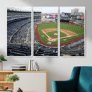 New York Yankees Baseball Team Print - Yankee Stadium Wall