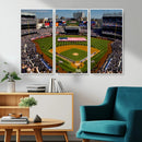 Yankee Stadium New York Wall Art Print | 3-Panel Canvas