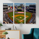 Yankee Stadium New York Wall Art Print | 3-Panel Canvas