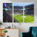 Tottenham Hotspur Stadium Canvas Print, Match Day Triple