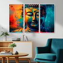 Colorful Buddha Wall Art – Framed Abstract Portrait Canvas by MyGreatCanvas | Canvas Wall Art Prints | Photo Prints & Wall Decor