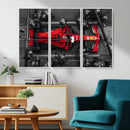 Ferrari Pit Stop Canvas Wall Art – Precision and Speed