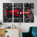 Ferrari Pit Stop Canvas Wall Art – Precision and Speed