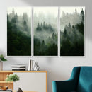Foggy Forest Wall Art – Tranquil Green Woodland Canvas by MyGreatCanvas | Canvas Wall Art Prints | Photo Prints & Wall Decor