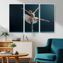 Ballet Dancer Wall Art – Framed Graceful Pose Canvas by MyGreatCanvas | Canvas Wall Art Prints | Photo Prints & Wall Decor