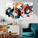Abstract Wall Art, Rings Wall Art Canvas Print