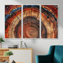 Abstract Tree Ring Art, Colorful Tree Ring Wall Decor, by MyGreatCanvas | Canvas Wall Art Prints | Photo Prints & Wall Decor