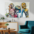 Shai Yossef Style Canvas Art - Joyful African Black Kids