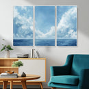 Abstract Ocean Print Artwork- Serene Blue Ocean Canvas Wall by MyGreatCanvas | Canvas Wall Art Prints | Photo Prints & Wall Decor