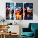 African American Jazz Canvas Wall Art Print – Abstract Music