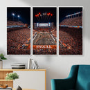 Texas Stadium Night Game Wall Art Canvas Print – Vibrant