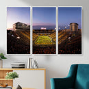 Iowa Hawkeyes Kinnick Stadium Wall Art Canvas Print, Framed