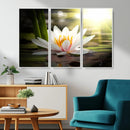 Lotus Flower Wall Art Canvas Print, Water Lily Large Wall