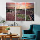 Indiana Memorial Stadium Wall Art Canvas Print, Framed