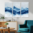 Blue Mountains Wall Art – Framed Snowy Range Canvas Artwork, by MyGreatCanvas | Canvas Wall Art Prints | Photo Prints & Wall Decor