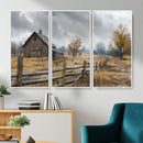 Rustic Autumn Farmhouse Wall Art Canvas Print – Serene