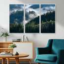 Misty Forest Wall Art Canvas Print, Serene Pine Hills and by MyGreatCanvas | Canvas Wall Art Prints | Photo Prints & Wall Decor