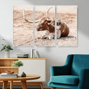 Texas Longhorn Wall Art – Framed Resting Bull Canvas by MyGreatCanvas | Canvas Wall Art Prints | Photo Prints & Wall Decor
