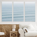 Ocean Waves Wall Art Canvas Print – Framed Solo Surfer Wave