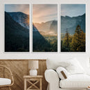 Yosemite Valley Wall Art Canvas Print – Framed Mountain