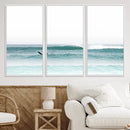 Surfing Wall Art Canvas Print – Framed Ocean Waves