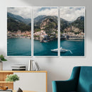 Amalfi Coast Wall Art – Framed Italian Seaside Canvas by MyGreatCanvas | Canvas Wall Art Prints | Photo Prints & Wall Decor