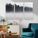 Surfer Fog Wall Art Canvas Print – Framed Foggy Beach Scene by MyGreatCanvas | Canvas Wall Art Prints | Photo Prints & Wall Decor