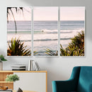 Ocean Surfer Wall Art Canvas Print – Framed Coastal Surf Art by MyGreatCanvas | Canvas Wall Art Prints | Photo Prints & Wall Decor