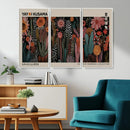 Modern Japanese Wall Art Canvas Print – Framed Abstract