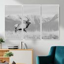Elk Wildlife Wall Art Canvas Print – Framed Mountain Elk Art by MyGreatCanvas | Canvas Wall Art Prints | Photo Prints & Wall Decor