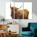 Highland Cow Wall Art Canvas Print – Framed Farmhouse Rustic by MyGreatCanvas | Canvas Wall Art Prints | Photo Prints & Wall Decor