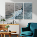 Ocean Waves Wall Art Canvas Print – Framed Coastal Serenity