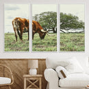 Texas Longhorn Wall Art Canvas Print – Rustic Western Ranch by MyGreatCanvas | Canvas Wall Art Prints | Photo Prints & Wall Decor