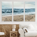 Ocean Wall Art Canvas Print – Moody Coastal Seascape Scene