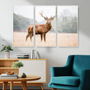 Vintage Wildlife Wall Art Canvas Print – Misty Landscape by MyGreatCanvas | Canvas Wall Art Prints | Photo Prints & Wall Decor