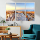 Ocean Sunset Wall Art Canvas Print – Nautical Beach