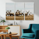 Elk Herd Wall Art Canvas Print – Framed Wildlife Photography by MyGreatCanvas | Canvas Wall Art Prints | Photo Prints & Wall Decor