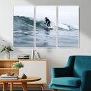 Surfer on Wave Wall Art Canvas Print – Framed Ocean by MyGreatCanvas | Canvas Wall Art Prints | Photo Prints & Wall Decor