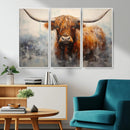 Scottish Highland Wall Art Canvas Print, Framed Longhorn Art by MyGreatCanvas | Canvas Wall Art Prints | Photo Prints & Wall Decor