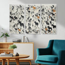 Wild Horse Stampede Wall Art Canvas Print – Monochrome by MyGreatCanvas | Canvas Wall Art Prints | Photo Prints & Wall Decor