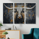 Rustic Bull Wall Art Canvas Print, Longhorn Wall Decor for by MyGreatCanvas | Canvas Wall Art Prints | Photo Prints & Wall Decor