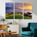 Pebble Beach Golf Wall Art Canvas Print – Iconic Coastal by MyGreatCanvas | Canvas Wall Art Prints | Photo Prints & Wall Decor