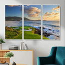 Pebble Beach Golf Links Wall Art Canvas Print – Iconic